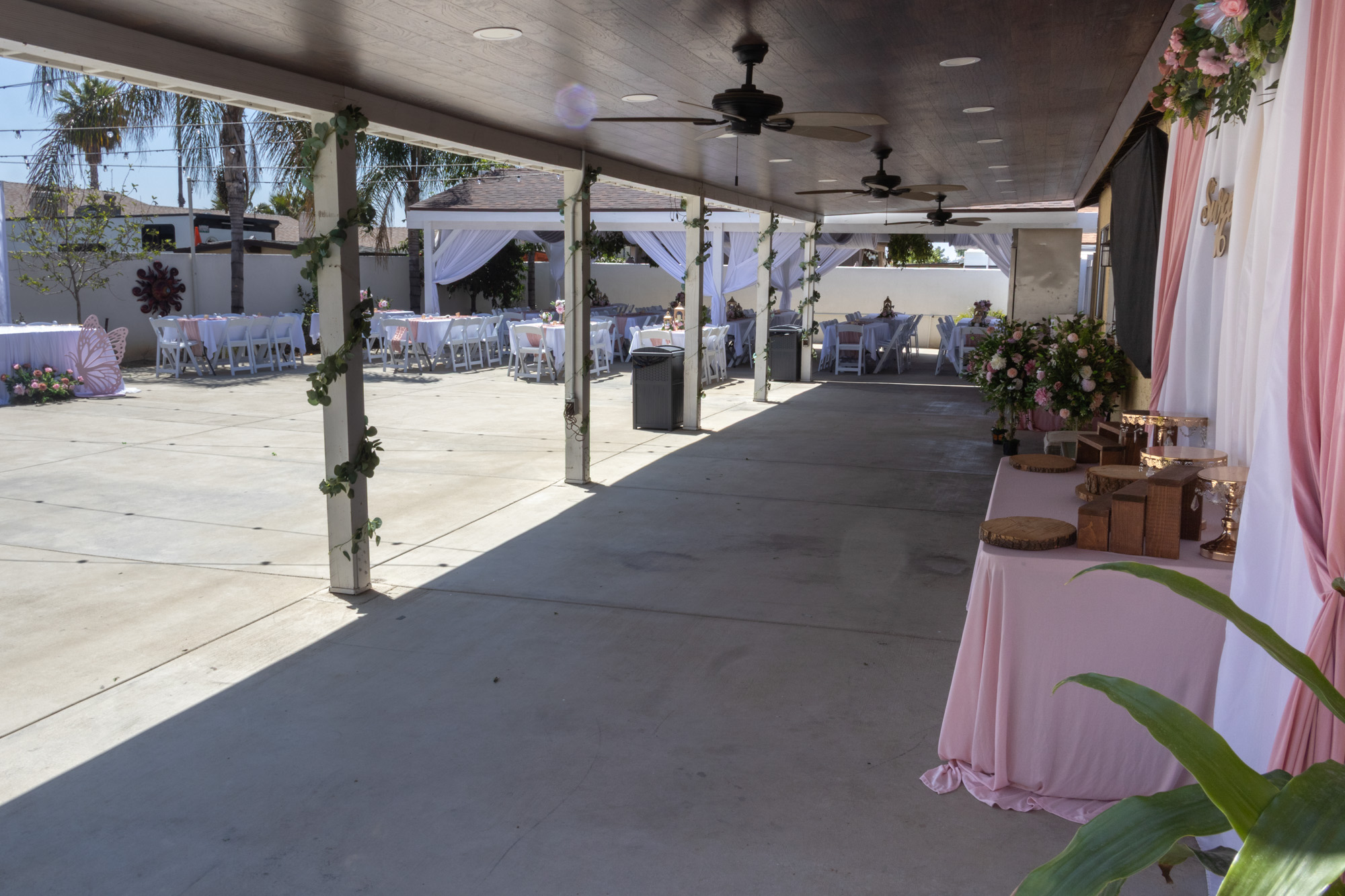 Catering setup