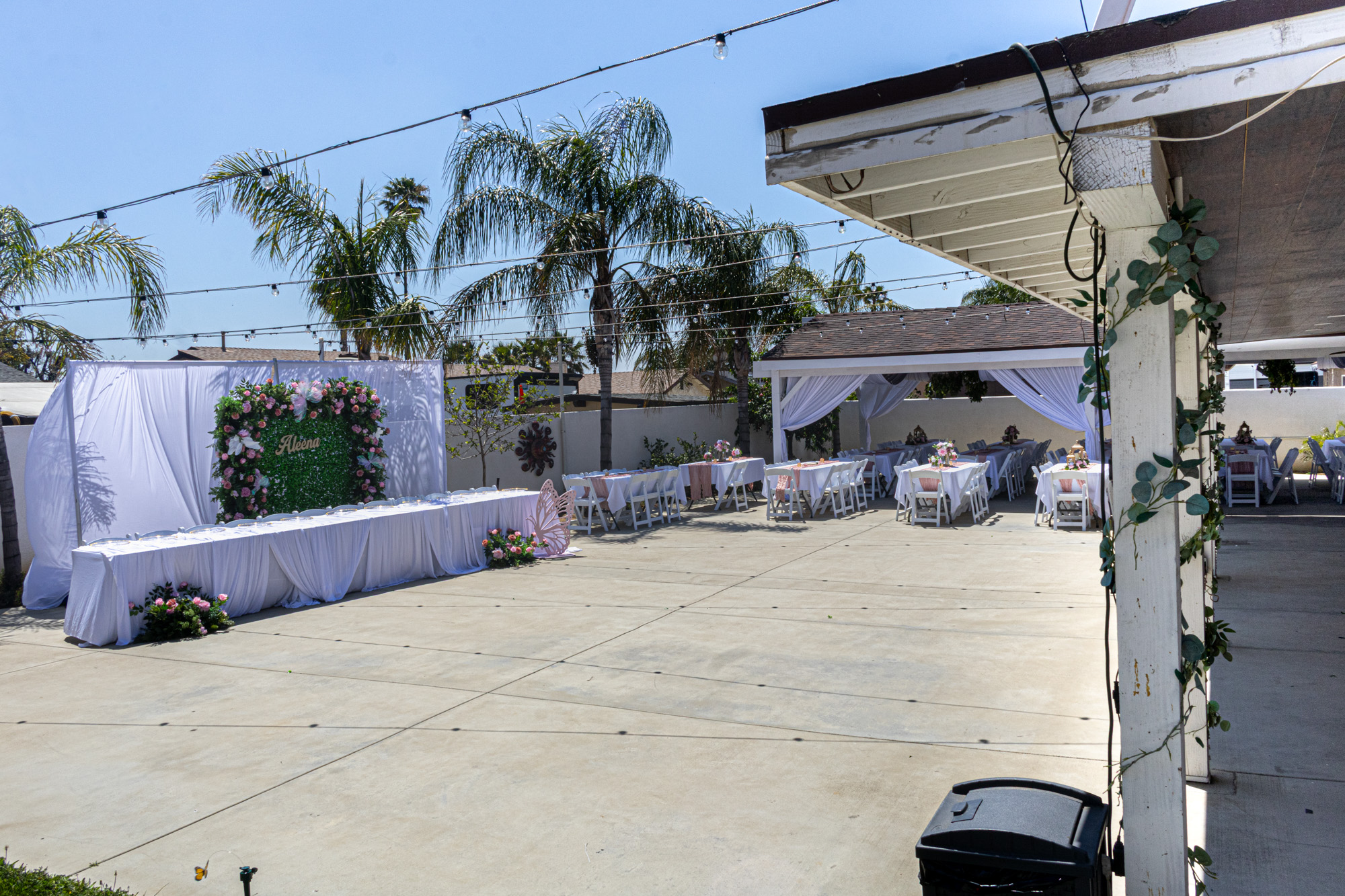 Wedding setup